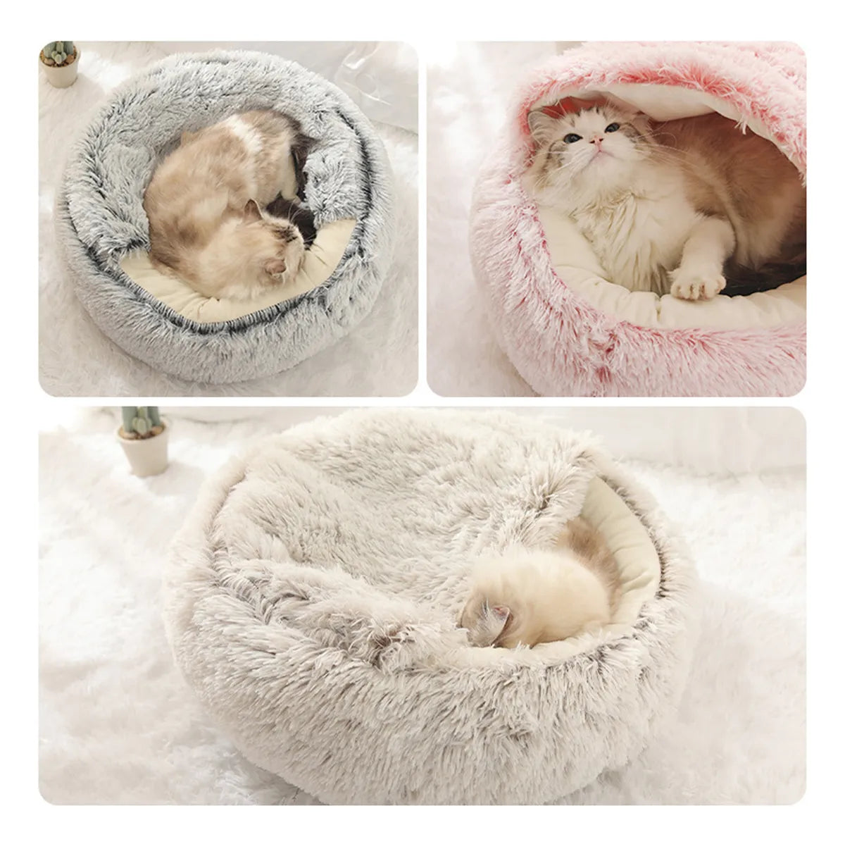 Premium Pet Pillow Plush Bed 2 in 1