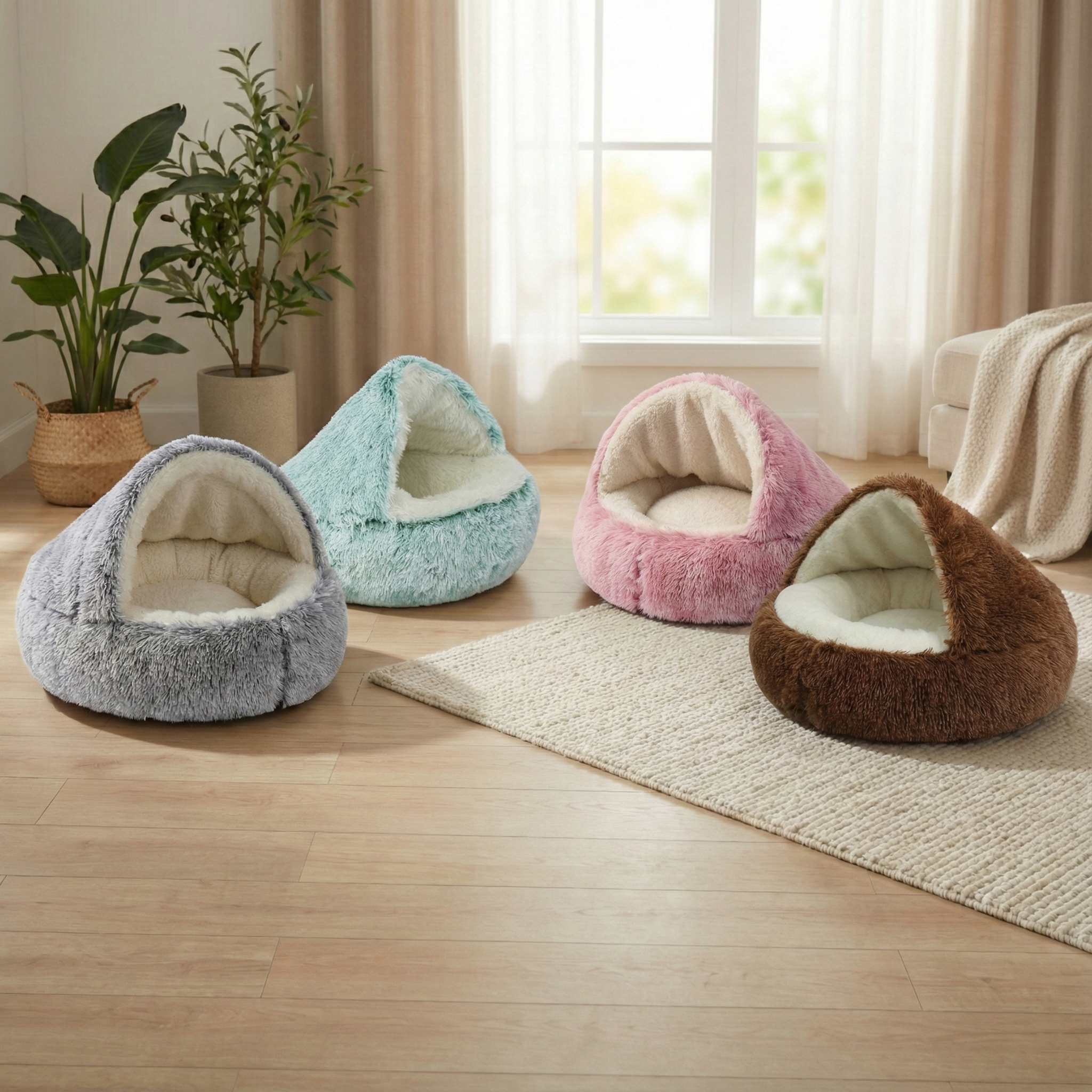 Premium Pet Pillow Plush Bed 2 in 1